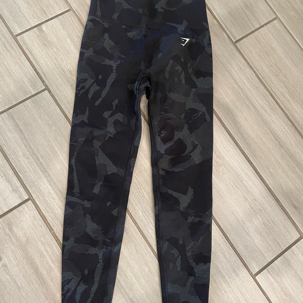 Gymshark Black Camouflage Leggings